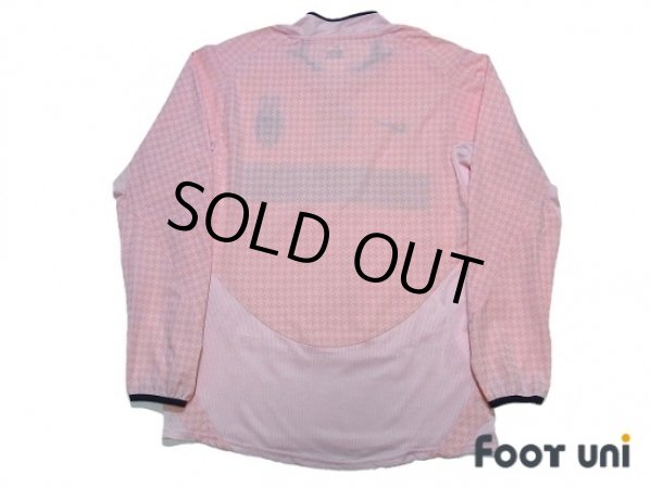 Photo2: Juventus 2003-2004 Away Long Sleeve Shirt Scudetto Patch/Badge (2)