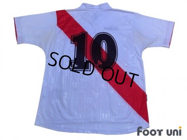 Photo2: Peru 2004-2006 Home Shirt #10 (2)