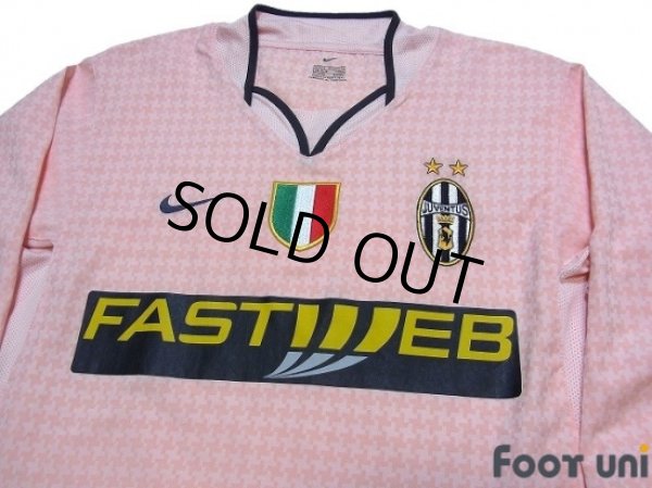 Photo3: Juventus 2003-2004 Away Long Sleeve Shirt Scudetto Patch/Badge (3)