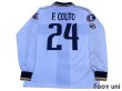 Photo2: Parma 2005-2006 Home Long Sleeve Shirt #24 F.Couto Lega Calcio Serie A Tim Patch/Badge (2)