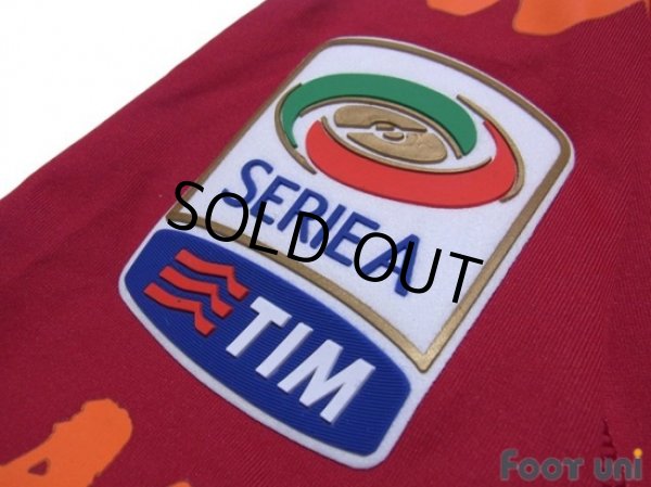 Photo5: AS Roma 2010-2011 Home Shirt #16 De Rossi Serie A Tim Patch/Badge w/tags (5)