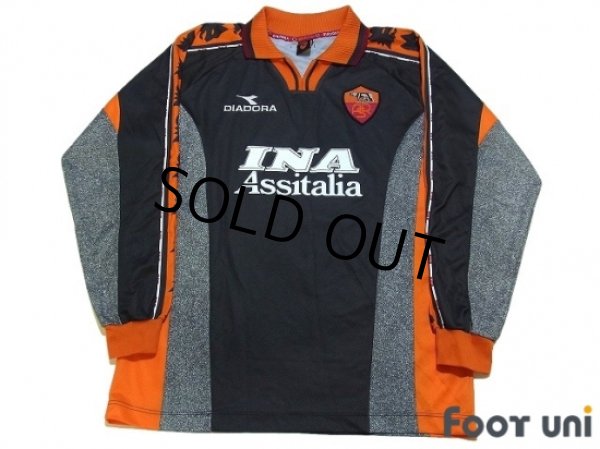 Photo1: AS Roma 1998-1999 3RD Long Sleeve Shirt (1)