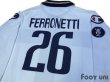 Photo4: Parma 2004-2005 Home Long Sleeve Shirt #26 Ferronetti UEFA Cup Patch/Badge (4)