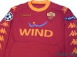 Photo3: AS Roma 2010-2011 Home Long Sleeve Shirt #10 Totti Champions League Patch/Badge + Respect Patch/Badge (3)