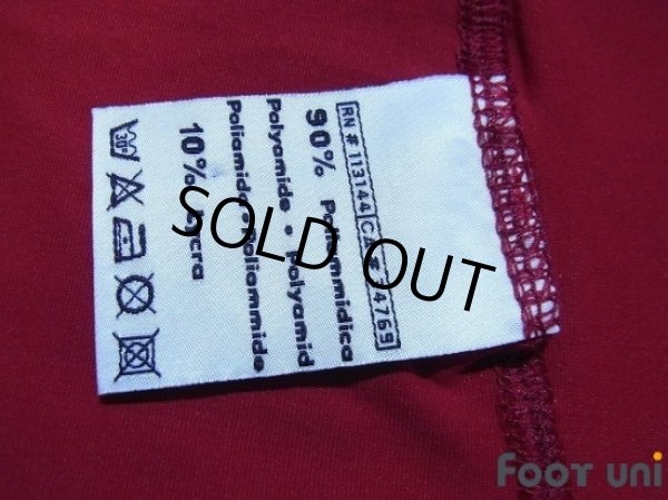 Photo7: AS Roma 2010-2011 Home Long Sleeve Shirt #10 Totti Champions League Patch/Badge + Respect Patch/Badge (7)