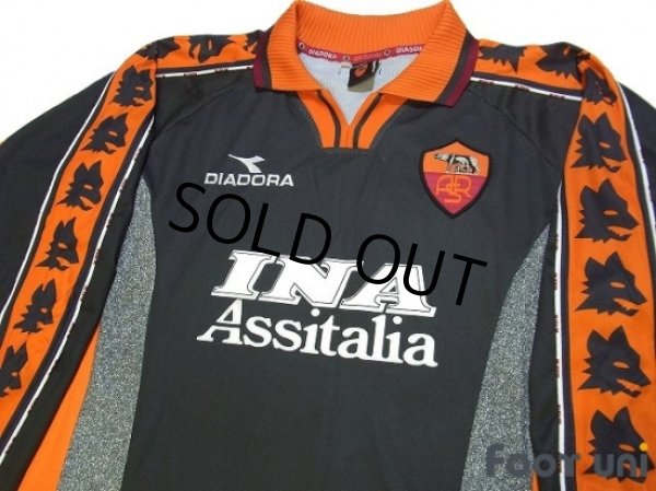 Photo3: AS Roma 1998-1999 3RD Long Sleeve Shirt (3)