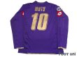 Photo2: Fiorentina 2007-2008 Home Player Long Sleeve Shirt #10 Mutu Lega Calcio Serie A Patch/Badge (2)