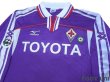 Photo3: Fiorentina 2001-2002 Home Long Sleeve Shirt #38 Bartolucci Lega Calcio Patch/Badge + Coppa Italia Patch/Badge (3)