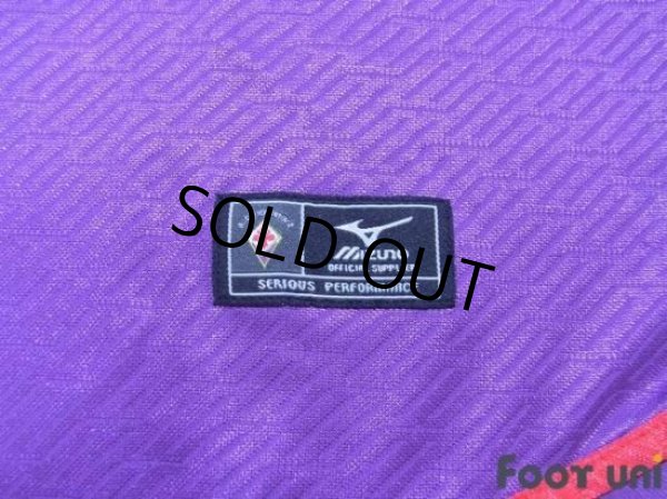 Photo6: Fiorentina 2001-2002 Home Long Sleeve Shirt #38 Bartolucci Lega Calcio Patch/Badge + Coppa Italia Patch/Badge (6)