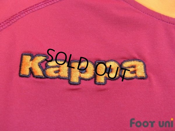 Photo6: AS Roma 2010-2011 Home Long Sleeve Shirt #10 Totti Champions League Patch/Badge + Respect Patch/Badge (6)