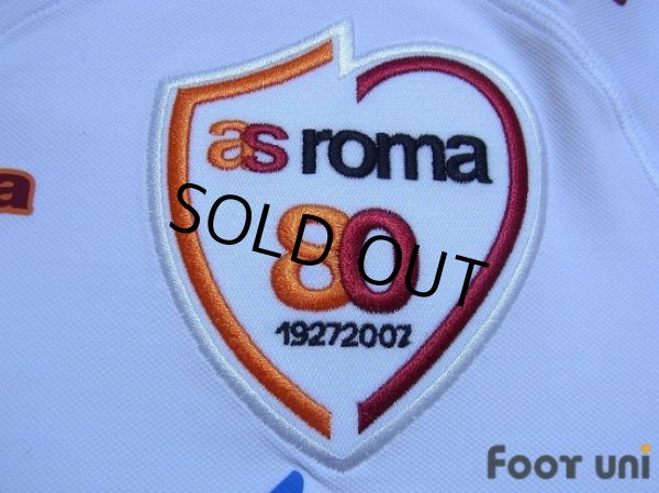 Photo4: AS Roma 2007-2008 Away Shirt 80th Anniversary Patch/Badge Coppa Italia Patch/Badge w/tags (4)