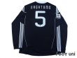 Photo2: Cesena 2010-2011 Away Authentic Long Sleeve Shirt #5 Nagatomo Serie A Tim Patch/Badge (2)