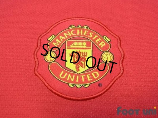 Photo6: Manchester United 2010-2011 Home Long Sleeve Shirt #18 Scholes (6)