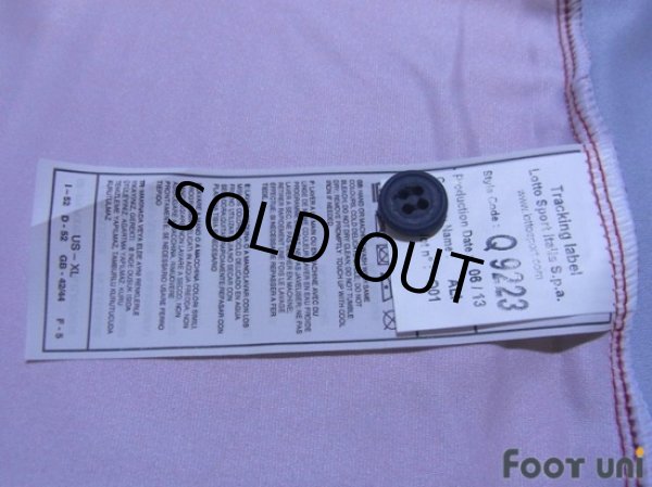 Photo8: Genoa 2013-2014 Home Long Sleeve Shirt #11 Gilardino Serie A Tim Patch/Badge (8)