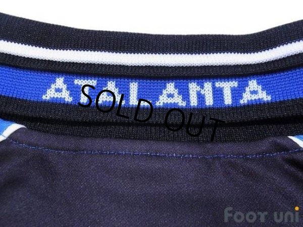 Photo7: Atalanta 2001-2002 Home Long Sleeve Shirt Lega Calcio Patch/Badge (7)
