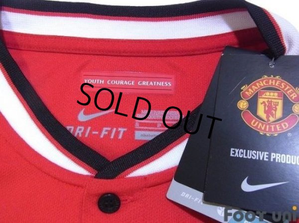 Photo5: Manchester United 2014-2015 Home Shirt #9 Falcao Premier League Patch w/tags (5)