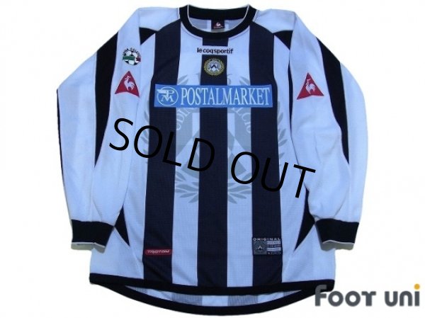 Photo1: Udinese 2003-2004 Home Long Sleeve Shirt #6 Jankulovski Lega Calcio Patch/Badge (1)