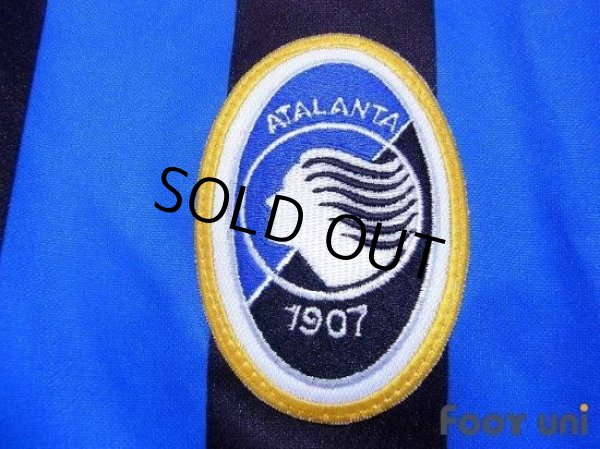 Photo5: Atalanta 2001-2002 Home Long Sleeve Shirt Lega Calcio Patch/Badge (5)