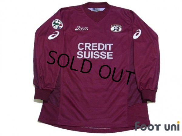 Photo1: Reggina 2003-2004 Home Long Sleeve Shirt #8 Bonazzoli Lega Calcio Tim Cup Patch/Badge (1)