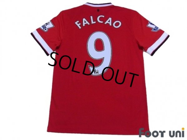 Photo2: Manchester United 2014-2015 Home Shirt #9 Falcao Premier League Patch w/tags (2)