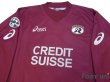 Photo3: Reggina 2003-2004 Home Long Sleeve Shirt #8 Bonazzoli Lega Calcio Tim Cup Patch/Badge (3)