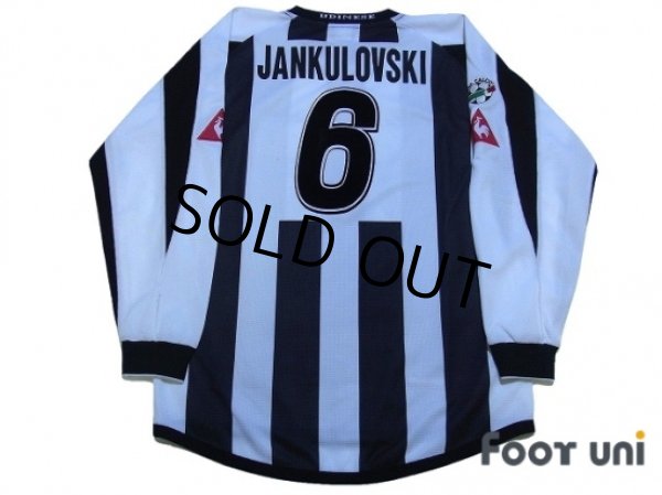 Photo2: Udinese 2003-2004 Home Long Sleeve Shirt #6 Jankulovski Lega Calcio Patch/Badge (2)