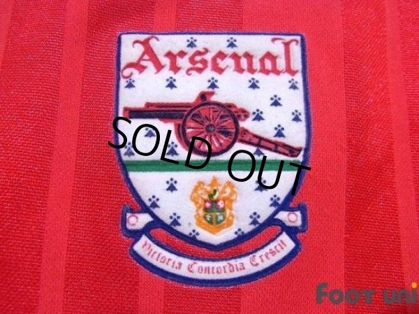 Photo6: Arsenal 1992-1994 Home Shirt (6)