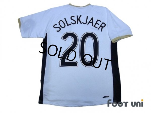 Photo2: Manchester United 2006-2007 Away Shirt #20 Solskjaer w/tags  (2)