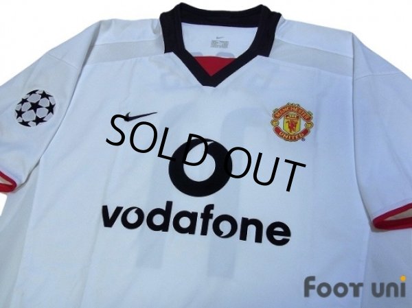 Photo3: Manchester United 2002-2003 Away Shirt #11 Giggs Champions League Patch/Badge (3)