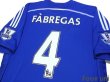 Photo4: Chelsea 2014-2015 Home Shirt #4 Fabregas BARCLAYS PREMIER LEAGUE Patch/Badge w/tags (4)