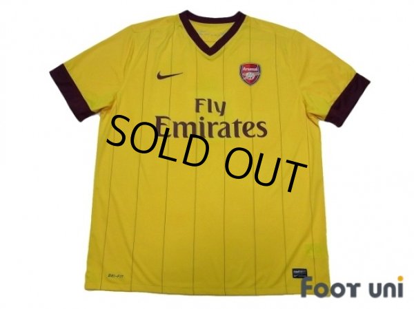 Photo1: Arsenal 2010-2011 Away Shirt #4 Fabregas (1)
