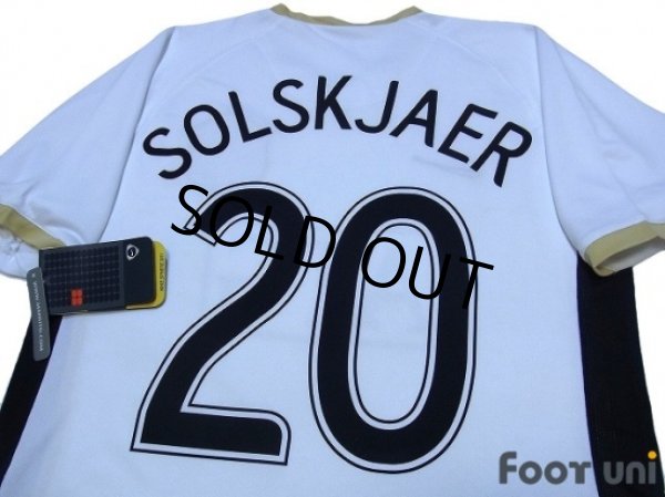 Photo4: Manchester United 2006-2007 Away Shirt #20 Solskjaer w/tags  (4)