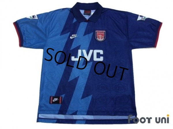 Photo1: Arsenal 1995-1996 Away Shirt #10 Bergkamp (1)