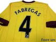 Photo4: Arsenal 2010-2011 Away Shirt #4 Fabregas (4)