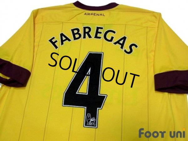 Photo4: Arsenal 2010-2011 Away Shirt #4 Fabregas (4)