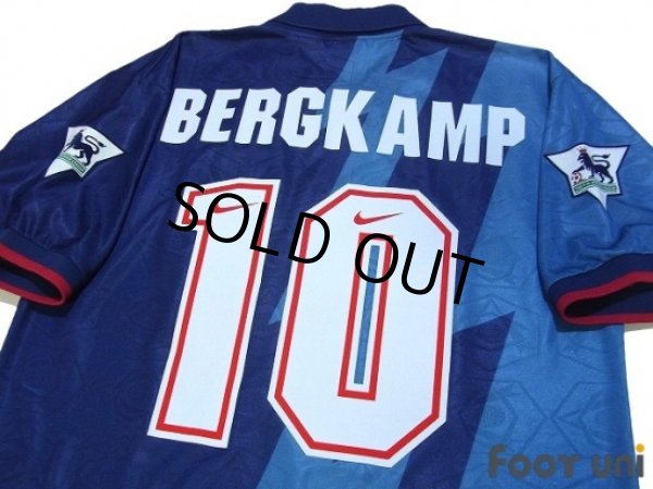 Photo4: Arsenal 1995-1996 Away Shirt #10 Bergkamp (4)