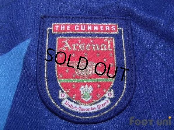 Photo6: Arsenal 1995-1996 Away Shirt #10 Bergkamp (6)