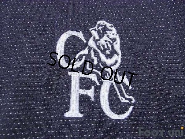Photo6: Chelsea 2004-2005 Away Long Sleeve Shirt #15 Drogba Champions League Patch/Badge (6)