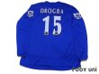 Photo2: Chelsea 2005-2006 Home Long Sleeve Shirt #15 Drogba Champions Barclays Premiership Patch/Badge (2)