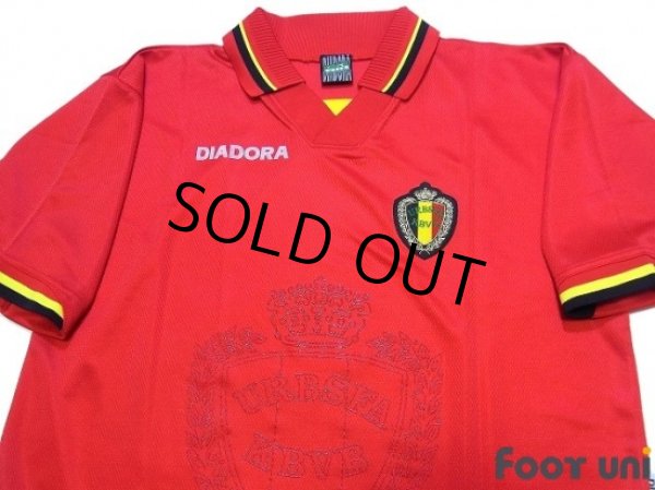 Photo3: Belgium 1997 Home Shirt (3)