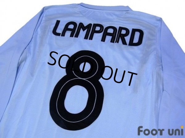 Photo4: Chelsea 2005-2006 Away Long Sleeve Shirt #8 Lampard (4)