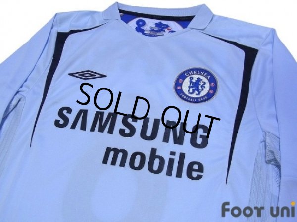 Photo3: Chelsea 2005-2006 Away Long Sleeve Shirt #8 Lampard (3)