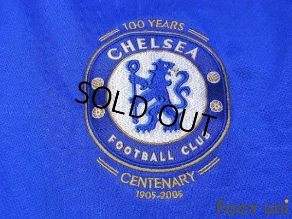 Photo6: Chelsea 2005-2006 Home Long Sleeve Shirt #15 Drogba Champions Barclays Premiership Patch/Badge (6)