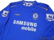 Photo3: Chelsea 2005-2006 Home Long Sleeve Shirt #15 Drogba Champions Barclays Premiership Patch/Badge (3)