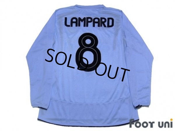 Photo2: Chelsea 2005-2006 Away Long Sleeve Shirt #8 Lampard (2)