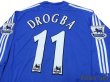 Photo4: Chelsea 2006-2008 Home Authentic Long Sleeve Shirt #11 Drogba Champions Barclays Premiership Patch/Badge (4)