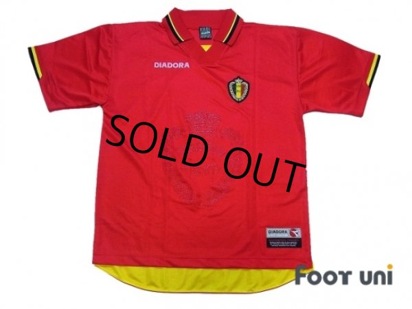 Photo1: Belgium 1997 Home Shirt (1)