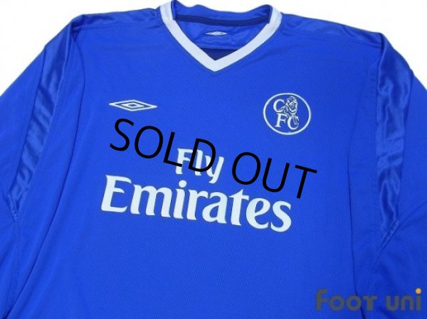 Photo4: Chelsea 2003-2005 Home Reversible Long Sleeve Shirt (4)