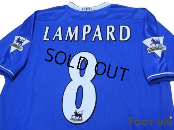 Photo4: Chelsea 2003-2005 Home Shirt #8 Lampard BARCLAYCARD PREMIERSHIP Patch/Badge (4)