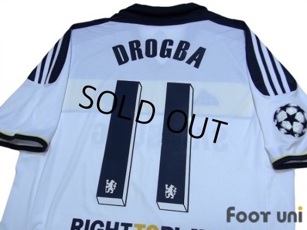 Photo4: Chelsea 2011-2012 3RD Shirt #11 Drogba Champions League Patch/Badge (4)